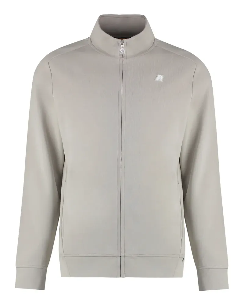 K-Way Sweatshirt mit Reißverschluss - Grau Grau