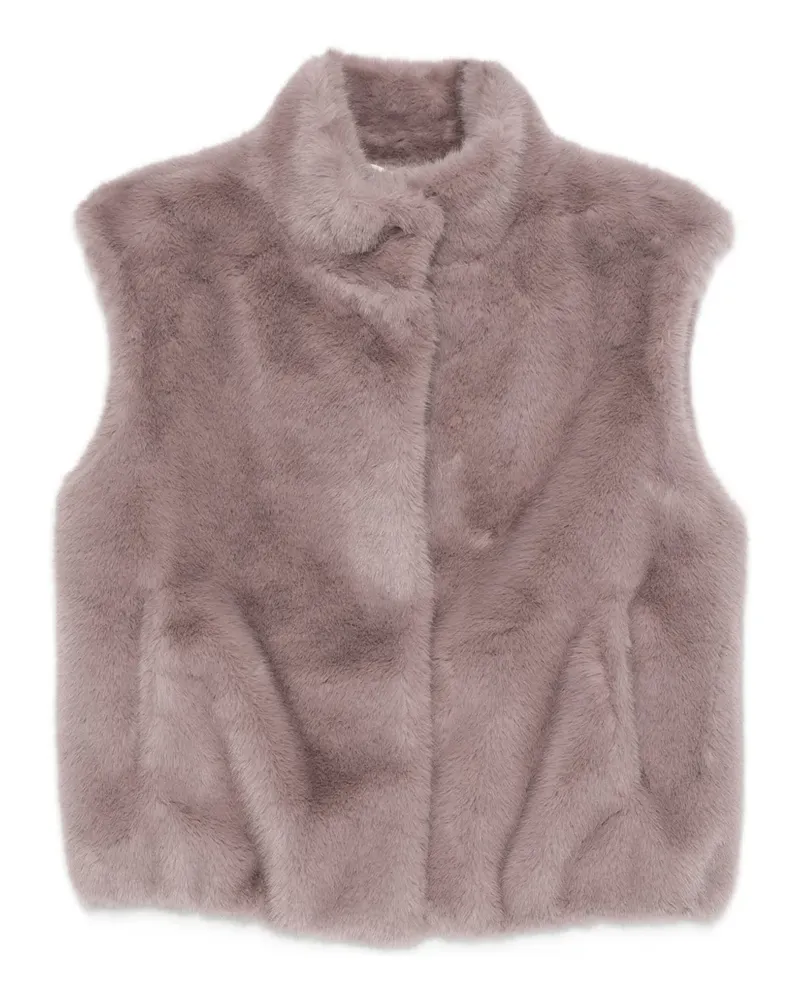 Herno Weste aus Faux Fur - Violett Violett