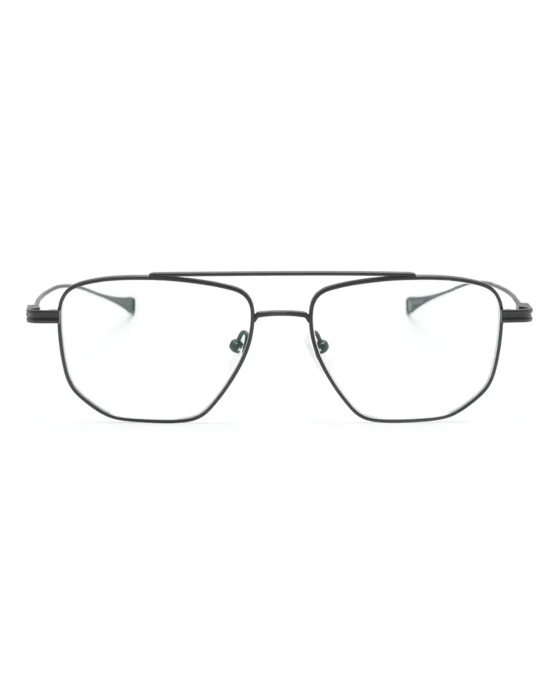 DITA Pilotenbrille mit mattem Finish - Schwarz Schwarz