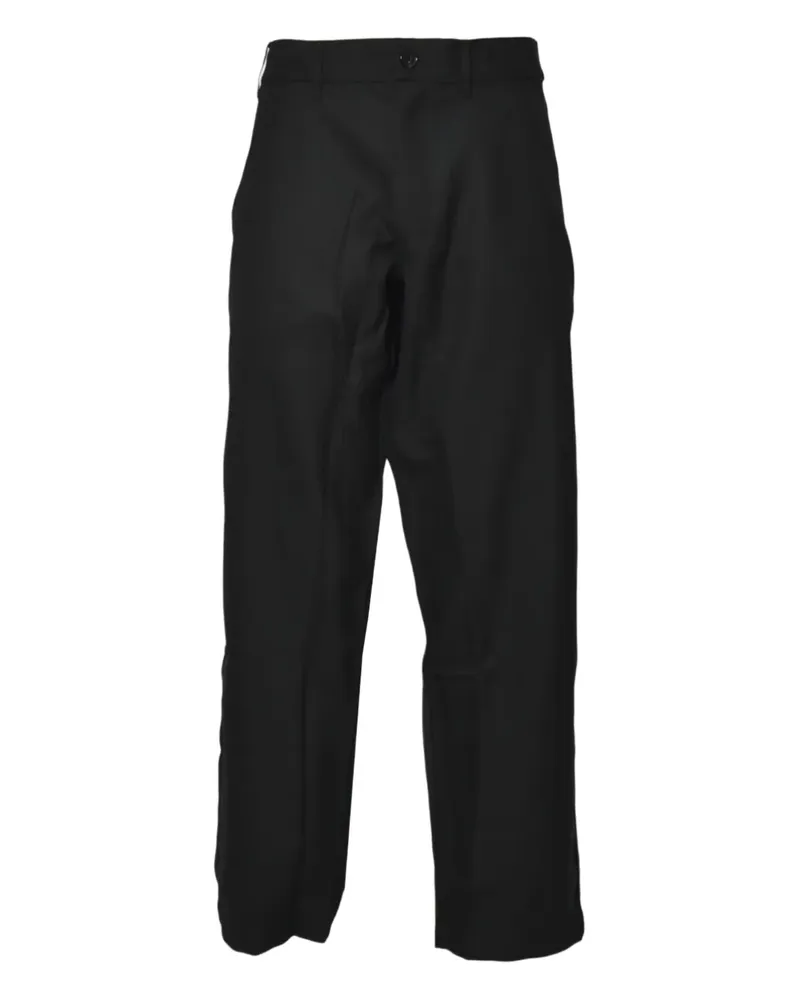 Comme des Garçons Geknöpfte Hose - Schwarz Schwarz