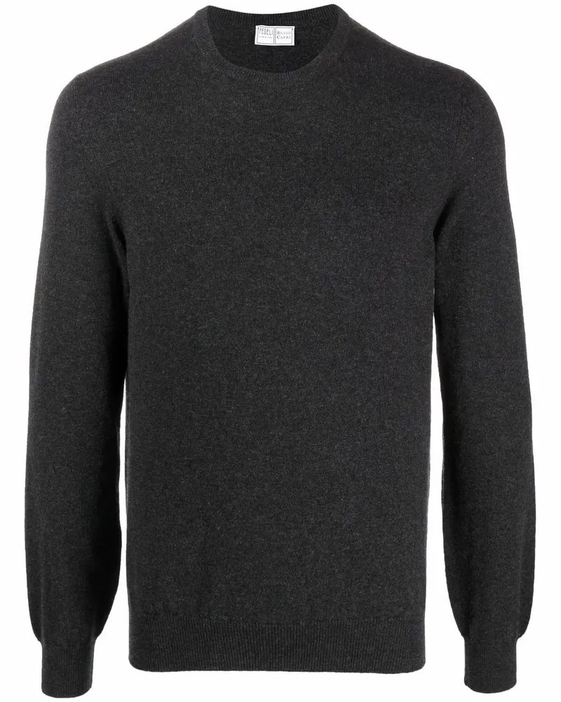 Fedeli Kaschmirpullover mit Rundhalsausschnitt - Grau Grau