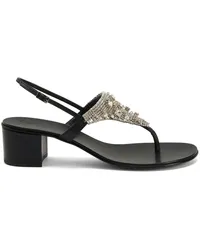 Giuseppe Zanotti Clarett Sandalen mit Kristallen 40mm Schwarz