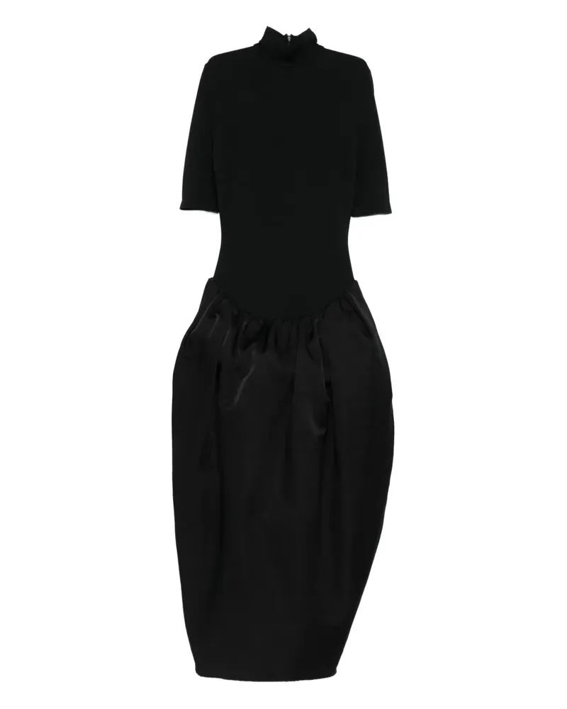 Magda Butrym Kleid aus Seidengemisch - Schwarz Schwarz