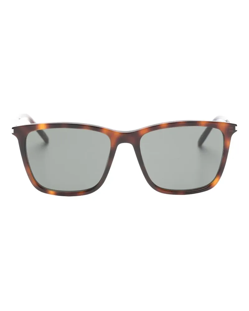 Saint Laurent rectangle frame sunglasses - Braun Braun
