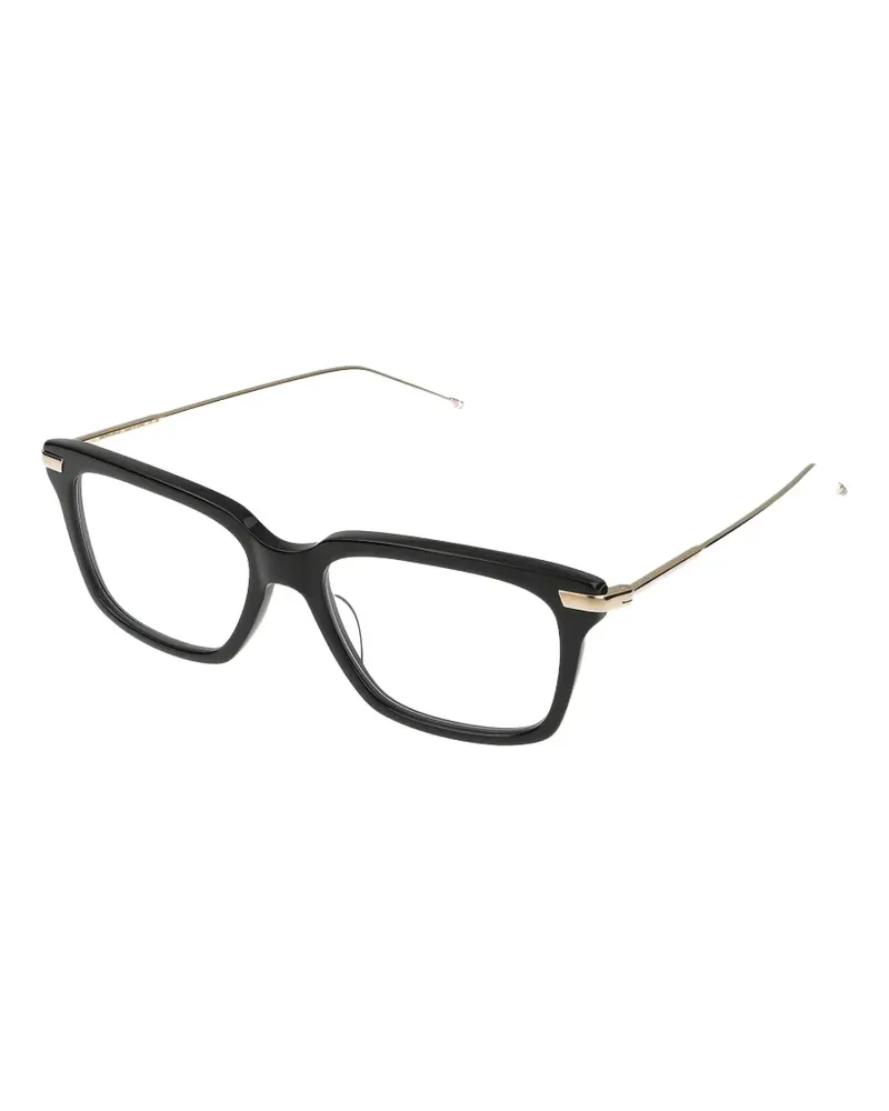 Thom Browne rectangle-frame glasses - Schwarz Schwarz