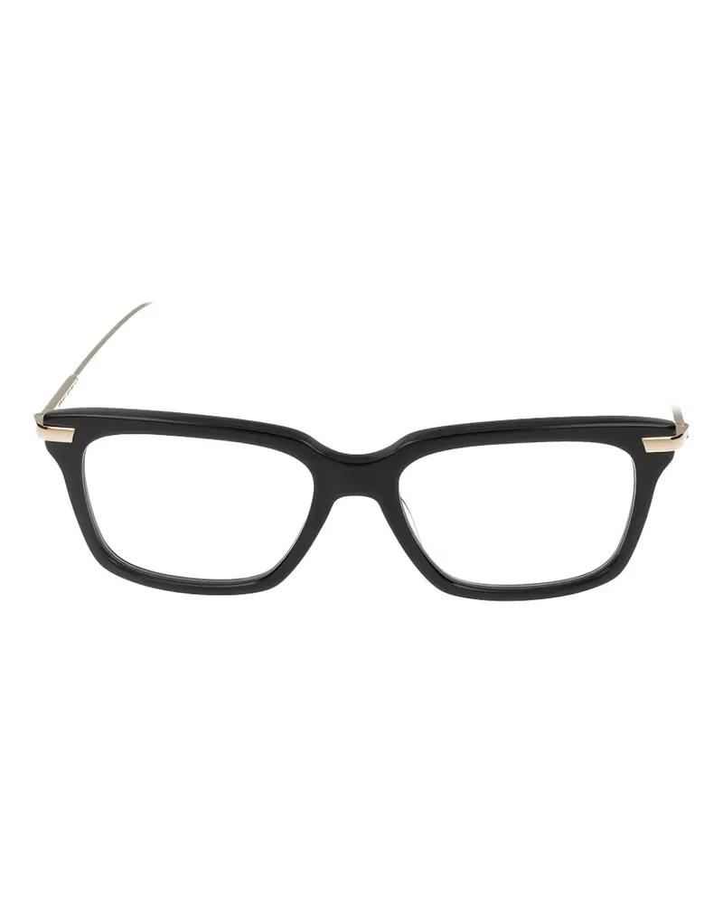 Thom Browne rectangle-frame glasses - Schwarz Schwarz