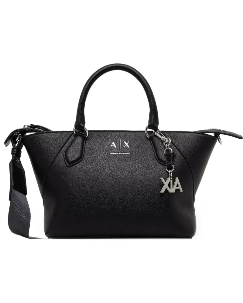 Armani Exchange Umhängetasche mit Logo-Detail - Schwarz Schwarz