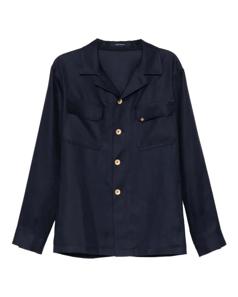 Tagliatore Jacke mit Klappentaschen an der Brust - Blau Blau