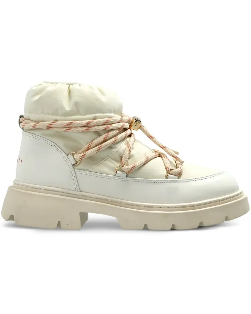 INUIKII Gesteppte Bikerstiefel - Nude Nude