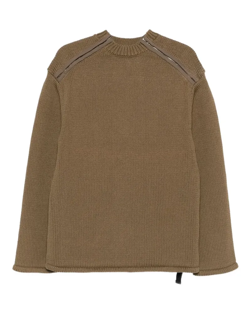 OAMC shoulder-zip detail sweater - Grün Grün