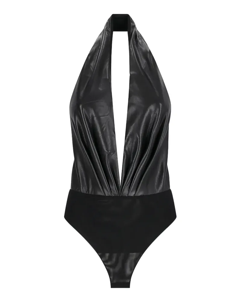 ANDAMANE Zendaya halterneck swimsuit - Schwarz Schwarz