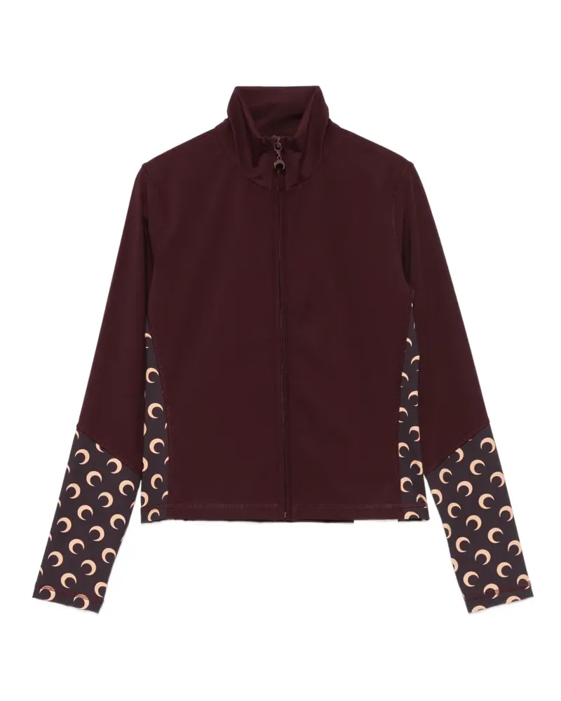 Marine Serre moon-print panelled top - Rot Rot