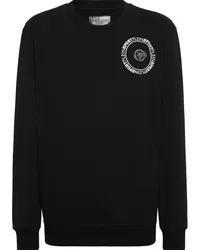 Philipp Plein Sweatshirt mit Carbon Tiger-Print Schwarz