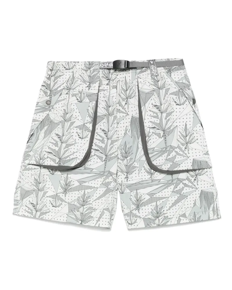and wander Shorts mit grafischem Print - Grau Grau