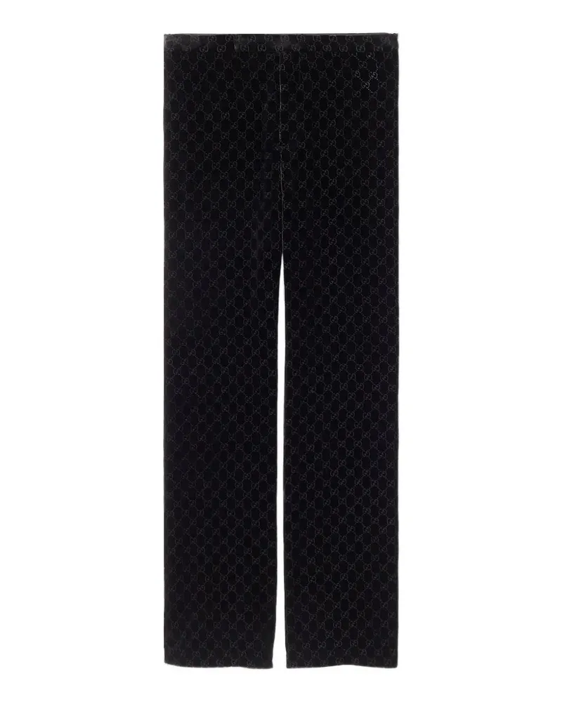 Gucci Hose mit GG-Muster - Schwarz Schwarz