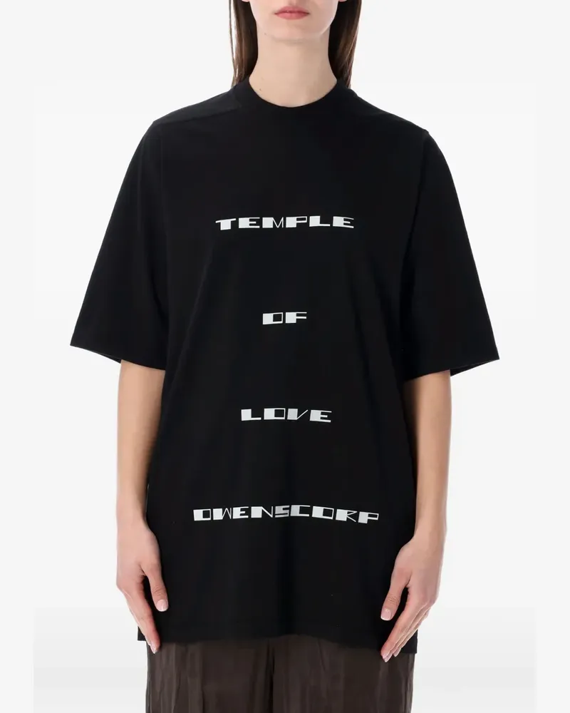DRKSHDW by Rick Owens T-Shirt mit Print - Schwarz Schwarz