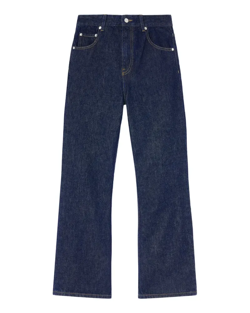 Ganni Klassische Bootcut-Jeans - Blau Blau
