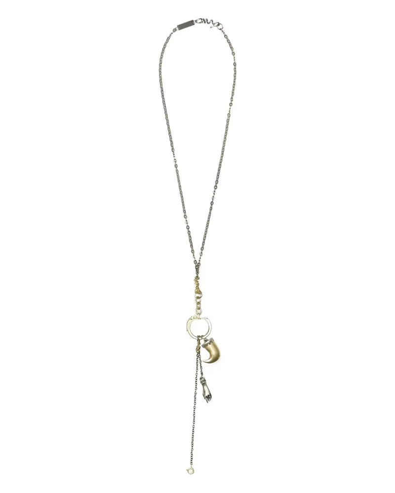 Maison Margiela Halskette mit Handkragen - Silber Silber