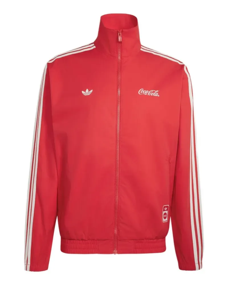 adidas x Coca-Cola Firebird Sweatshirt mit Logo - Rot Rot