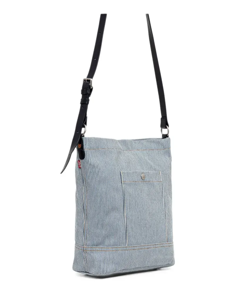 Levi's Gestreifte Umhängetasche - Blau Blau