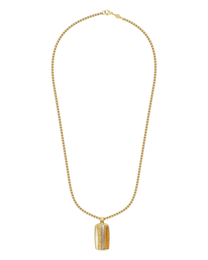 Nialaya Trinity-pendant necklace - Gold Gold