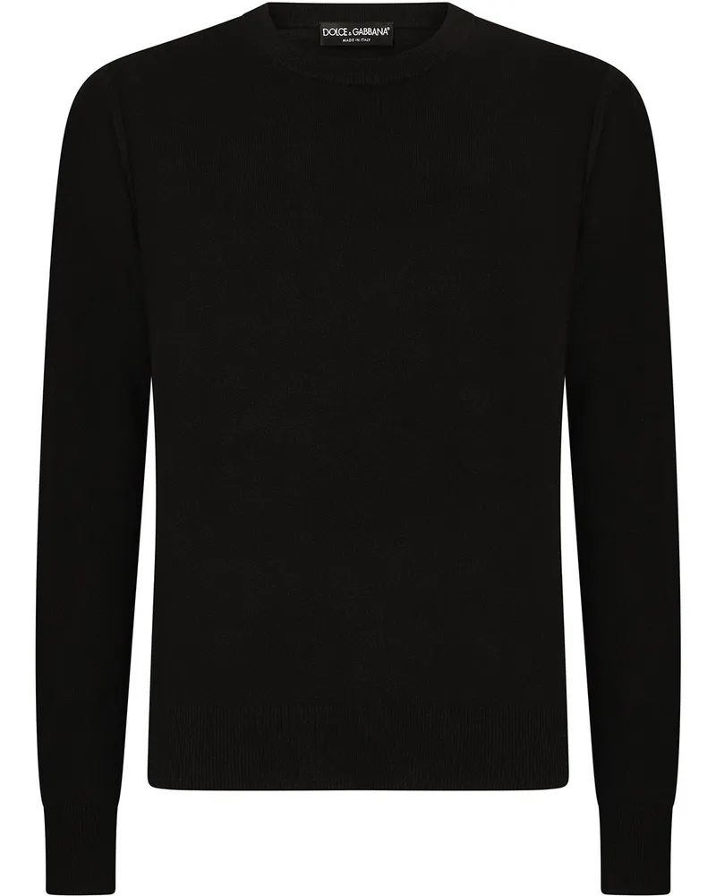 Dolce & Gabbana Pullover mit Rundhalsausschnitt - Schwarz Schwarz