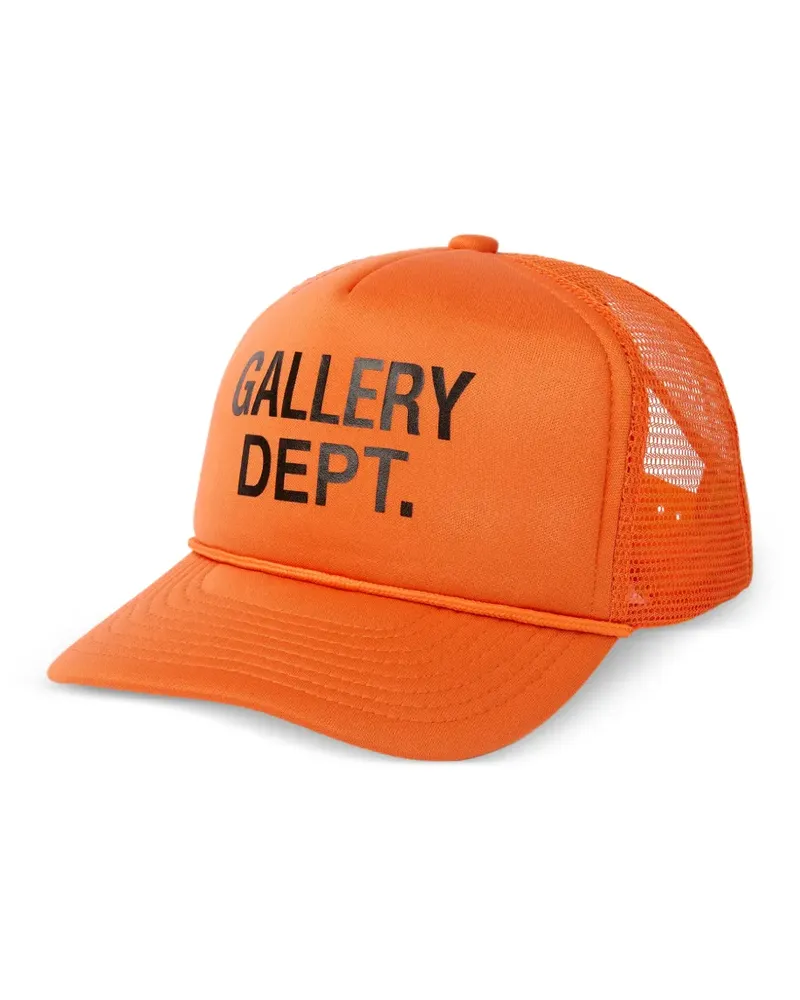 GALLERY DEPT. GD Logo Trucker baseball cap - Orange Orange