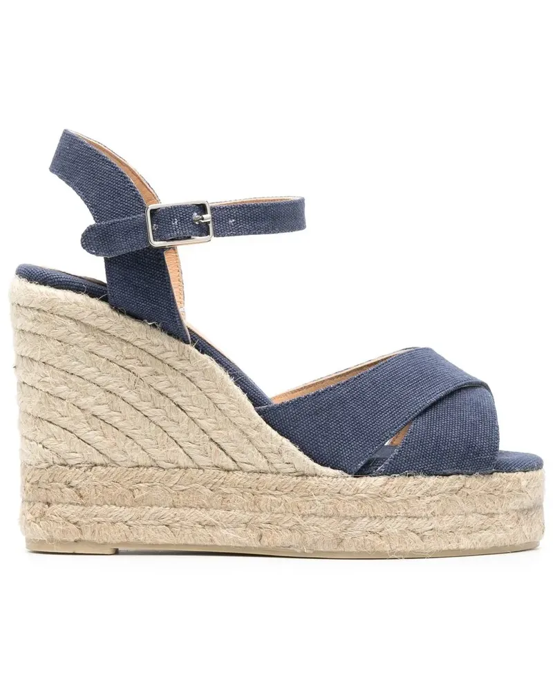 Castañer Blaudell Wedge-Espadrilles 110mm Blau