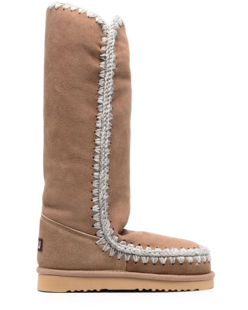 Mou Sandalen aus Wildleder - Braun Braun