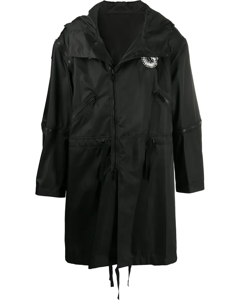 Undercover Parka mit abnehmbaren Ärmeln - Schwarz Schwarz