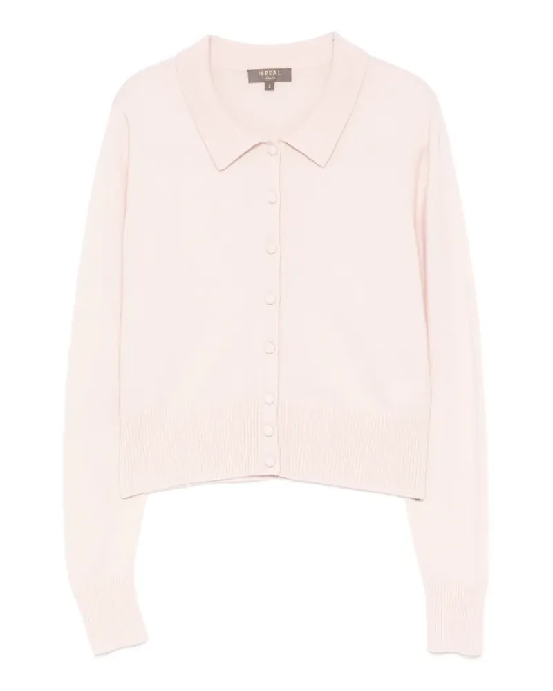 N.Peal Cardigan aus Kaschmir - Rosa Rosa