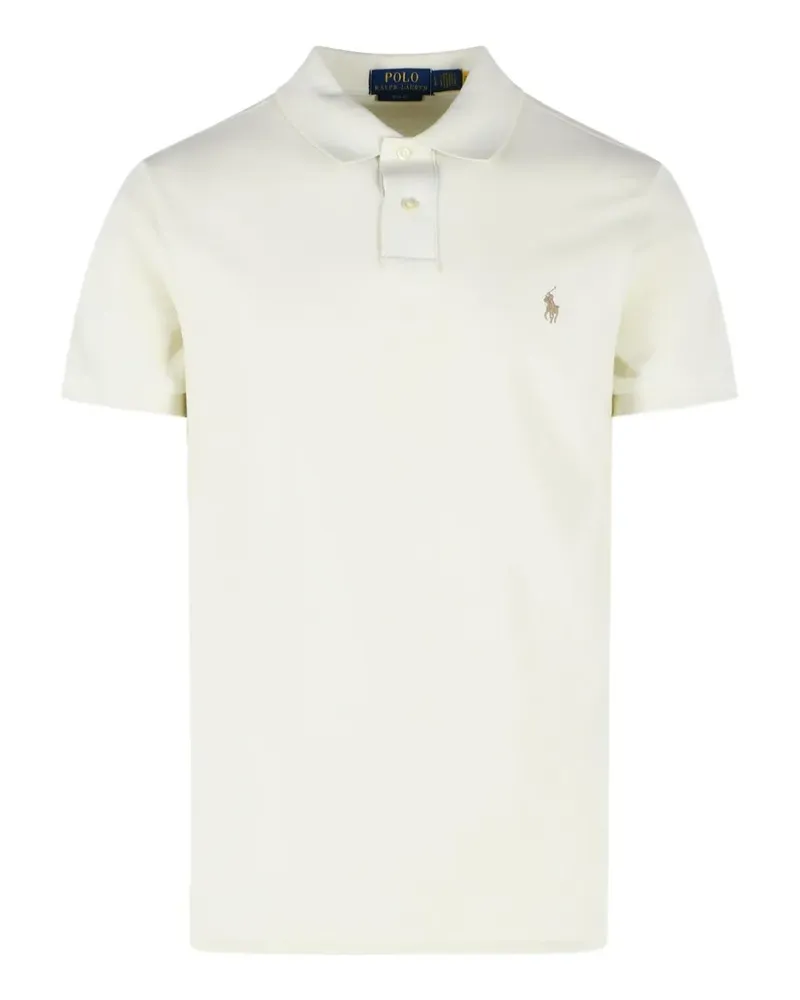 Ralph Lauren logo-embroidery short-sleeve polo shirt - Nude Nude
