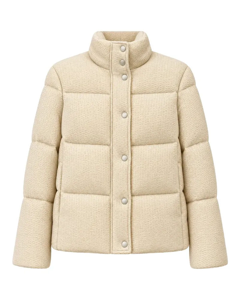 Eleventy quilted wool jacket - Nude Nude