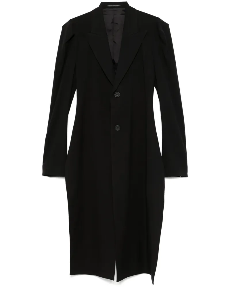Yohji Yamamoto Jacke aus Schurwolle - Schwarz Schwarz