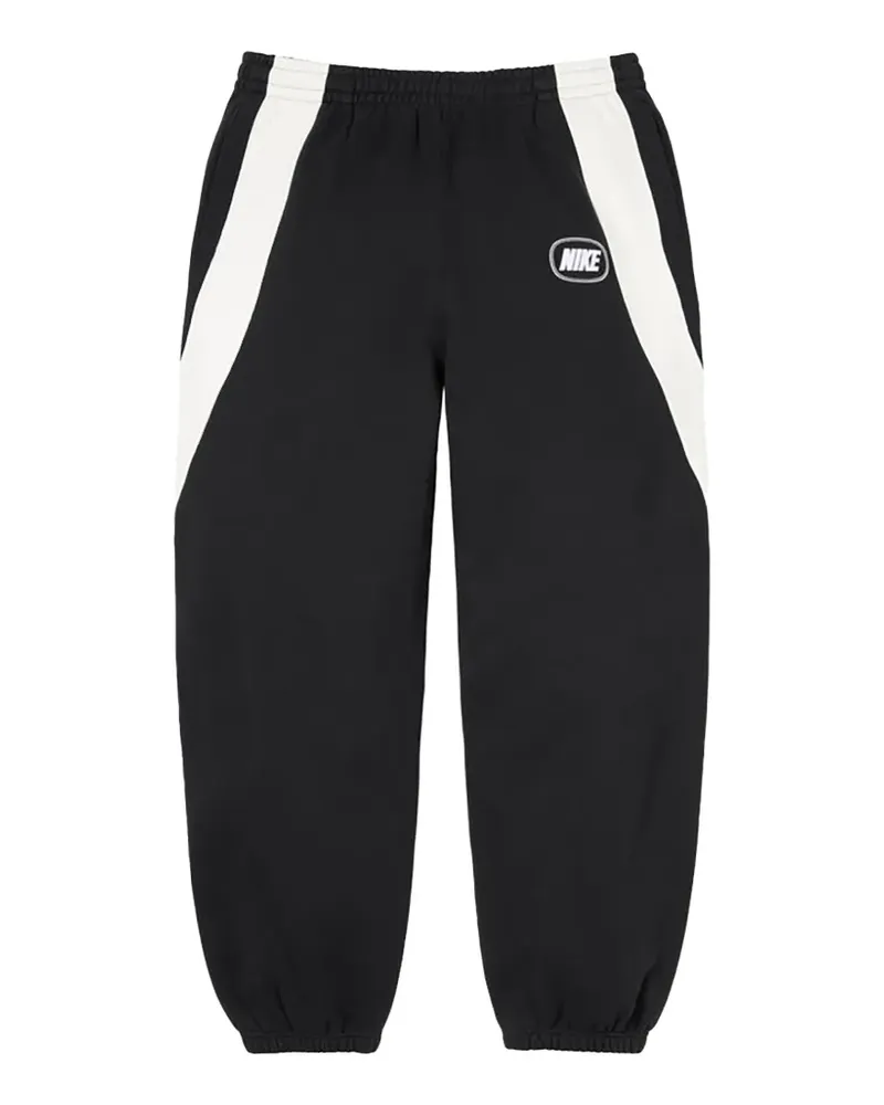 Supreme Being Jogginghose mit Kontrasteinsätzen - Schwarz Schwarz