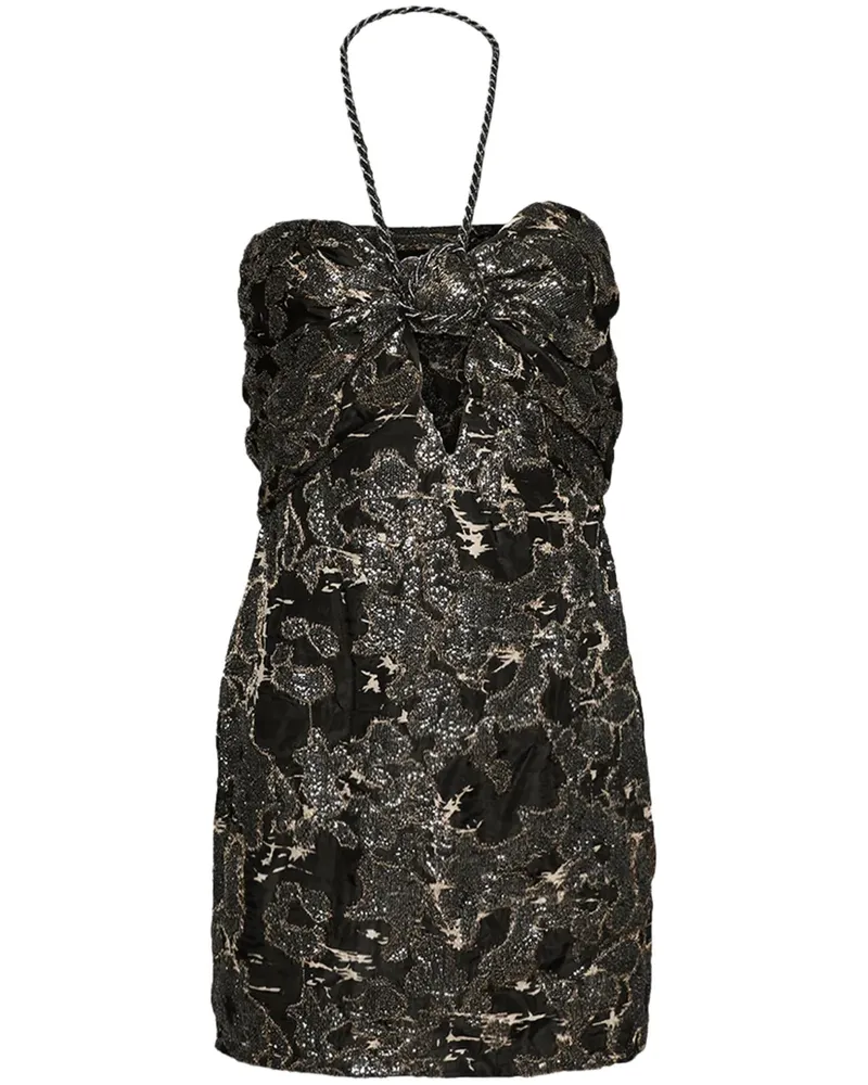 Johanna Ortiz Distinguished Avardians Minikleid - Schwarz Schwarz