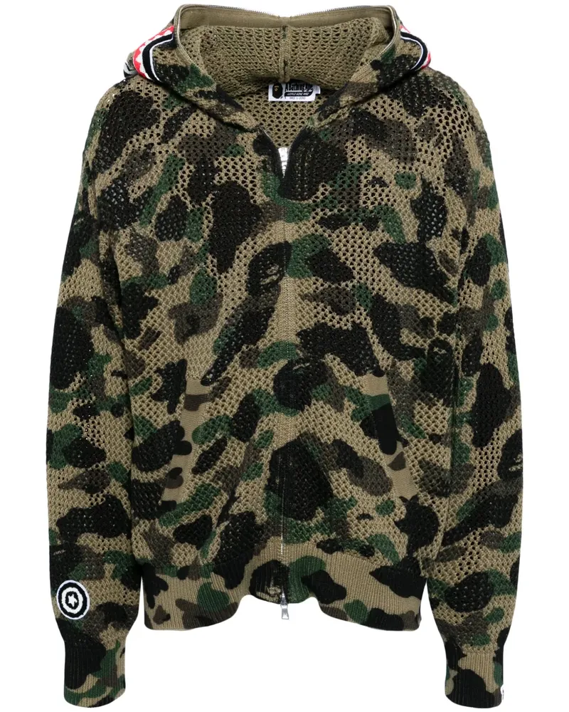BAPE Camo Shark Hoodie - Grün Grün