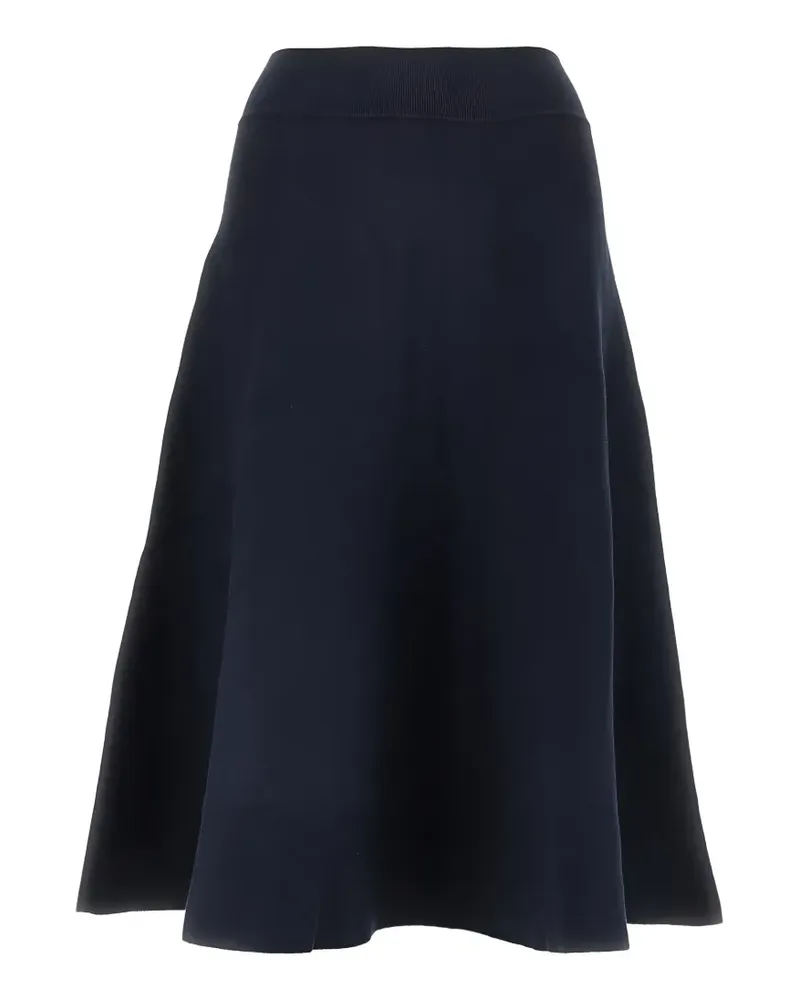 FRANKIE Shop Strickrock in A-Linie - Blau Blau