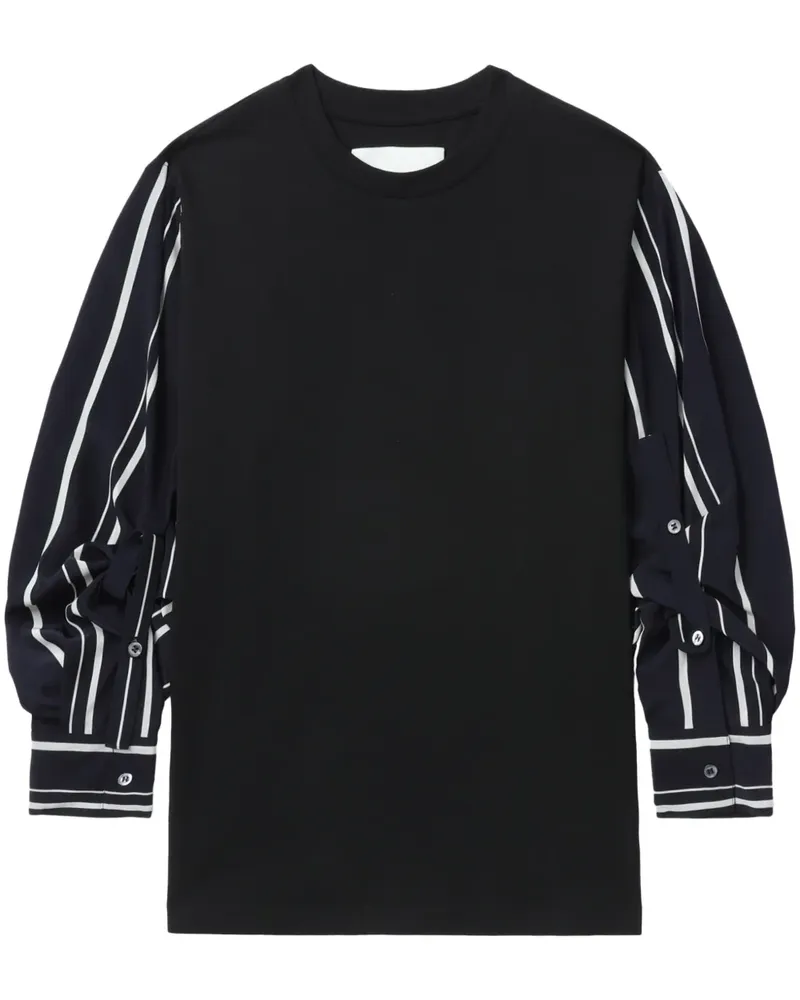 3.1 phillip lim Gestreiftes Oberteil - Schwarz Schwarz