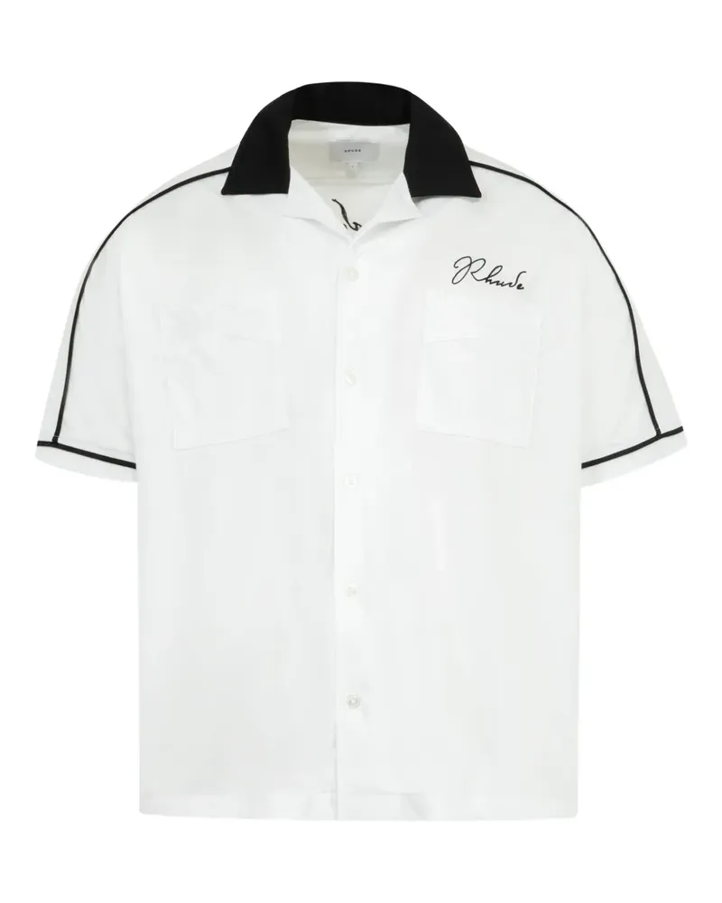 RHUDE Fonda Del Sol Hemd - Weiß Weiß