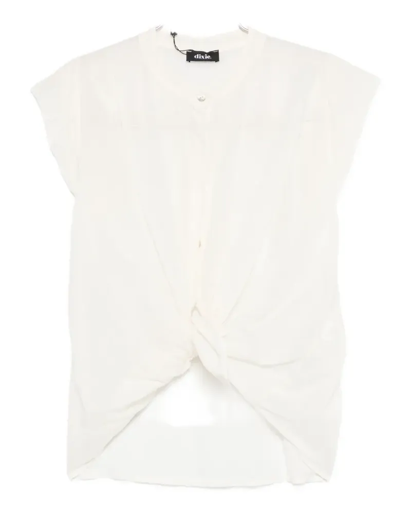 Dixie knot-front shirt - Weiß Weiß