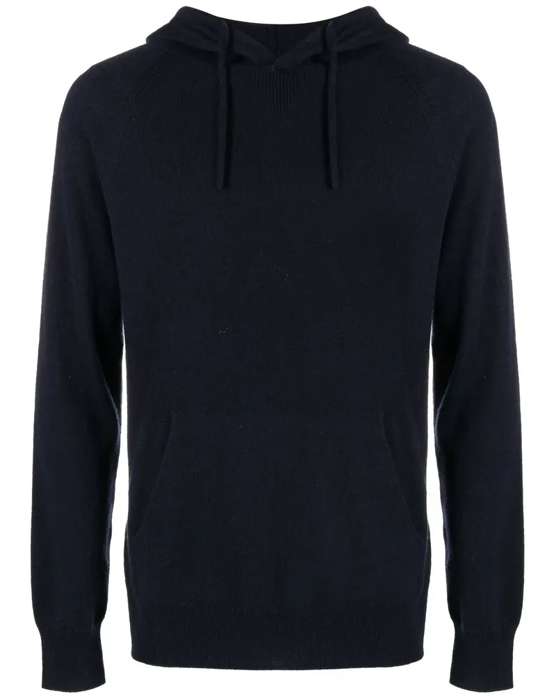 Emporio Armani Hoodie mit Logo-Stickerei - Blau Blau
