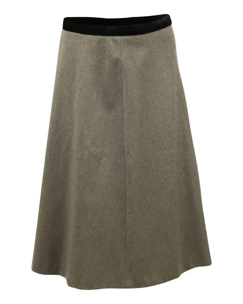 Joseph virgin-wool A-line midi skirt - Grau Grau
