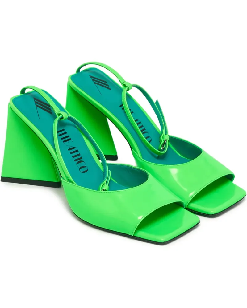 ATTICO Piper Sandalen mit Blockabsatz - Grün Grün