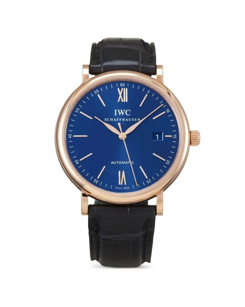 IWC Ungetragene Portofino Automatic 40mm Blau