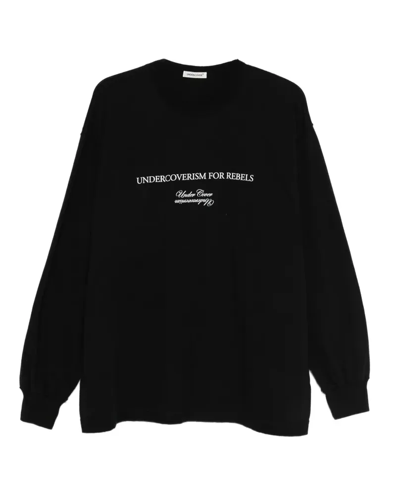 Undercover long-sleeved round-neck sweater - Schwarz Schwarz