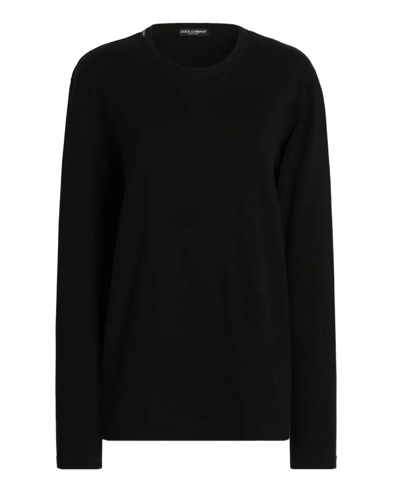 Dolce & Gabbana T-Shirt aus Jersey - Schwarz Schwarz