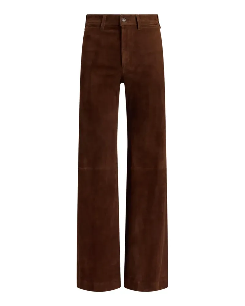 Ralph Lauren Beaton Hose aus Wildleder - Braun Braun