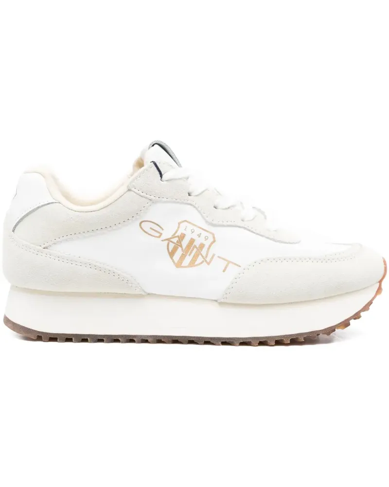 Gant Sneakers mit Logo-Detail - Weiß Weiß