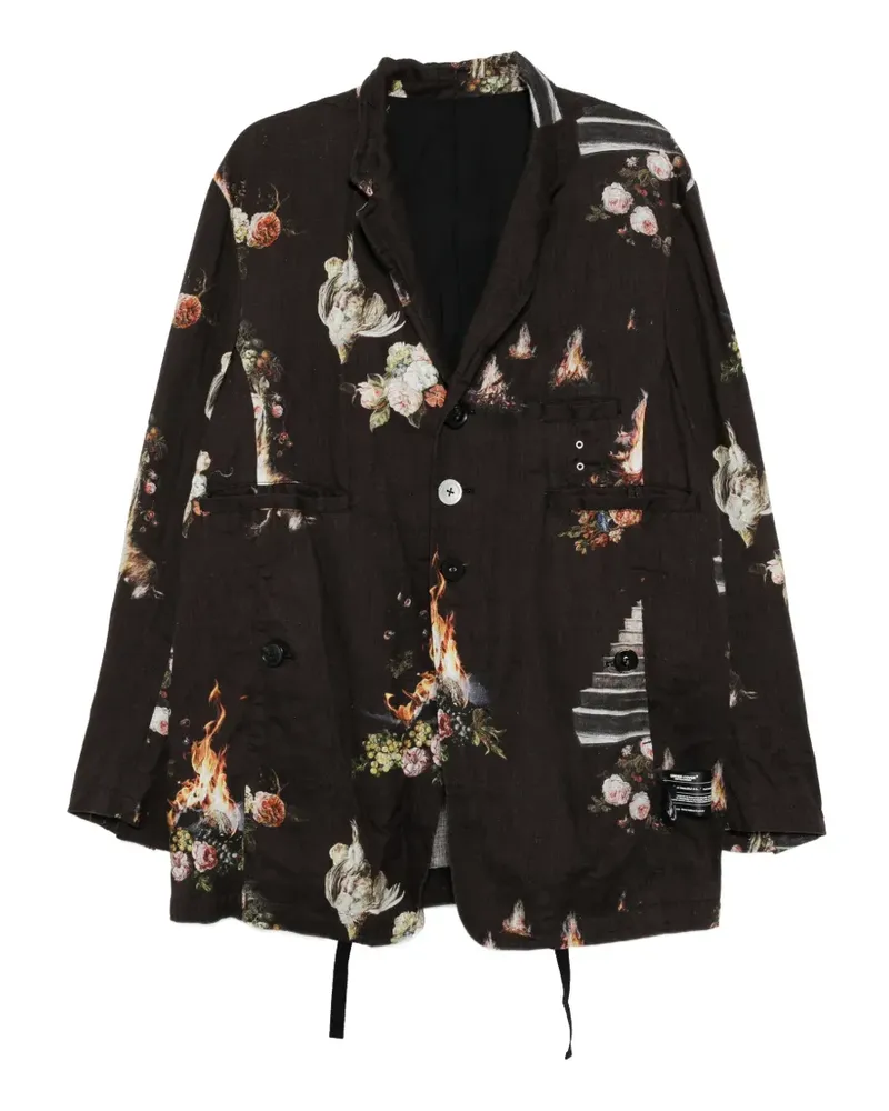 Undercover printed blazer - Braun Braun